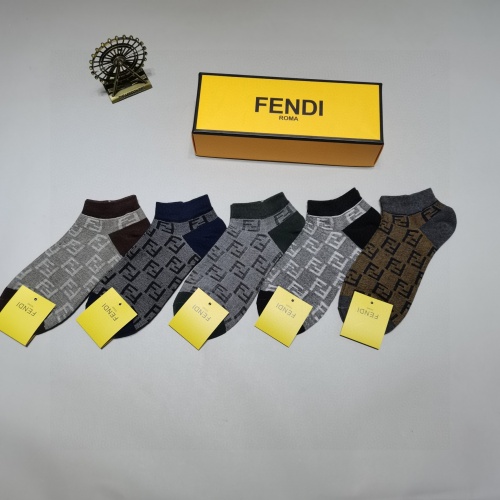 Fendi Socks #883553 $27.00 USD, Wholesale Replica Fendi Socks