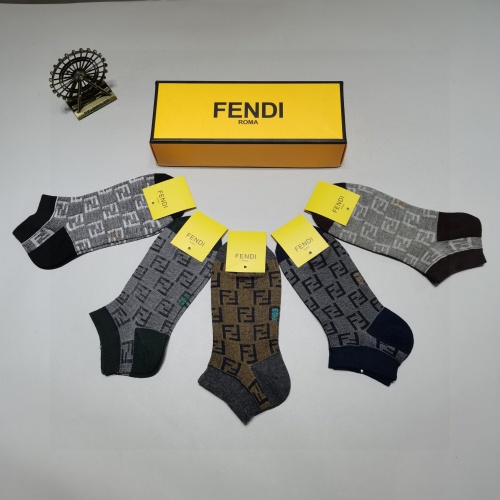 Replica Fendi Socks #883553 $27.00 USD for Wholesale