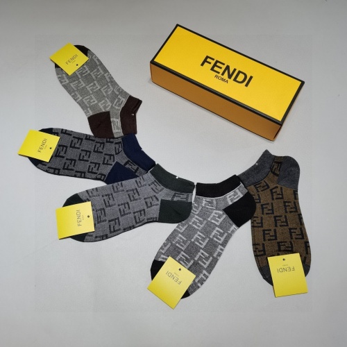 Replica Fendi Socks #883553 $27.00 USD for Wholesale