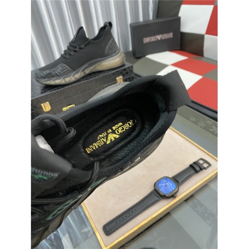 Replica Armani Casual Shoes For Men #883649 $76.00 USD for Wholesale