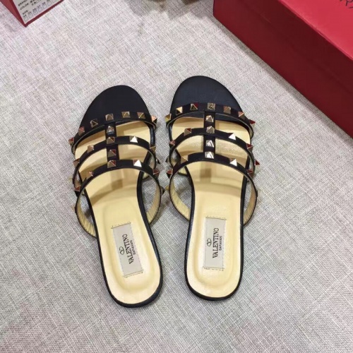Replica Valentino Slippers For Women #883803 $68.00 USD for Wholesale