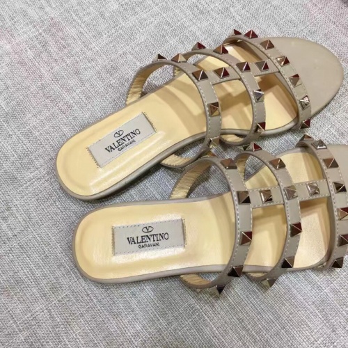 Replica Valentino Slippers For Women #883805 $68.00 USD for Wholesale
