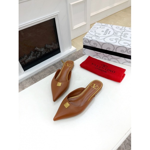 Replica Valentino Slippers For Women #883823 $76.00 USD for Wholesale