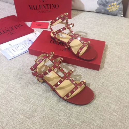 Valentino Sandal For Women #883836 $68.00 USD, Wholesale Replica Valentino Sandal