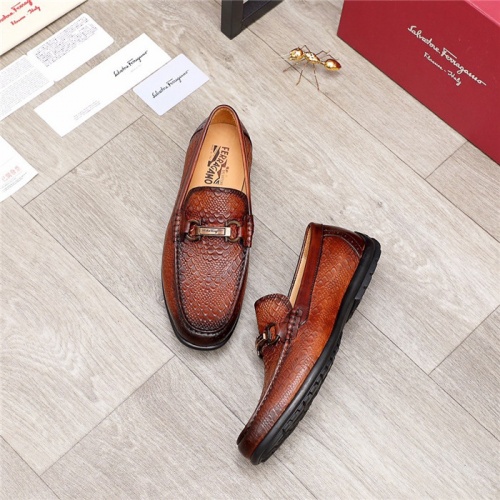 Replica Salvatore Ferragamo Casual Shoes For Men #884028 $82.00 USD for Wholesale
