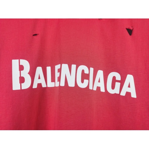 Replica Balenciaga T-Shirts Short Sleeved For Unisex #884103 $38.00 USD for Wholesale