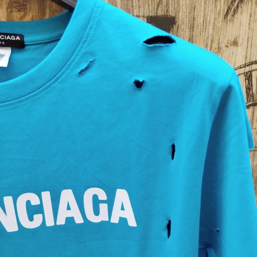 Replica Balenciaga T-Shirts Short Sleeved For Unisex #884105 $38.00 USD for Wholesale