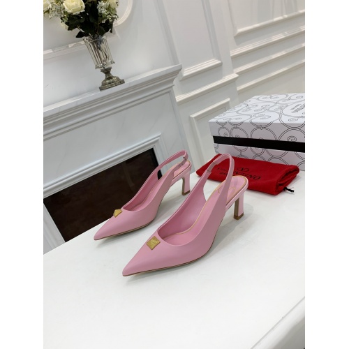 Replica Valentino High-Heeled Shoes For Women #884106 $82.00 USD for Wholesale