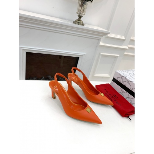 Valentino High-Heeled Shoes For Women #884109 $82.00 USD, Wholesale Replica Valentino High-Heeled Shoes