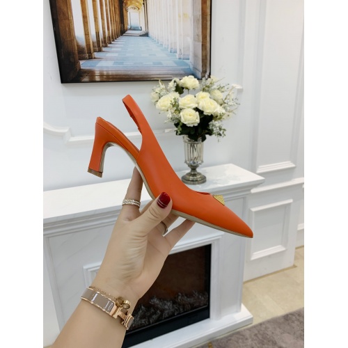 Replica Valentino High-Heeled Shoes For Women #884109 $82.00 USD for Wholesale