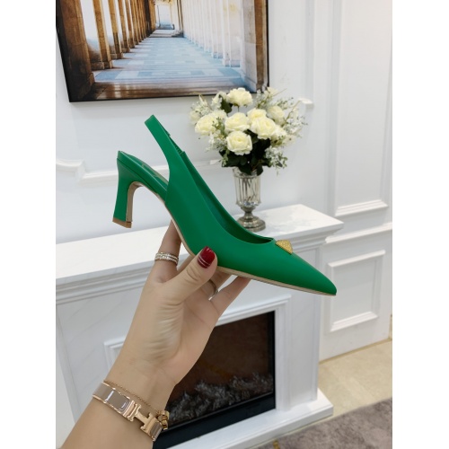 Replica Valentino High-Heeled Shoes For Women #884132 $82.00 USD for Wholesale