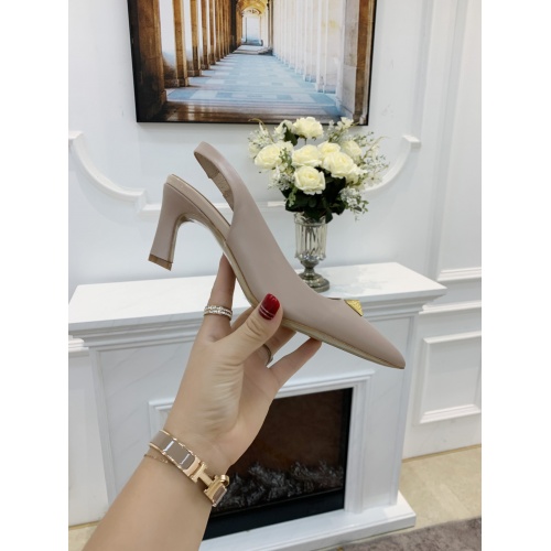 Replica Valentino High-Heeled Shoes For Women #884136 $82.00 USD for Wholesale