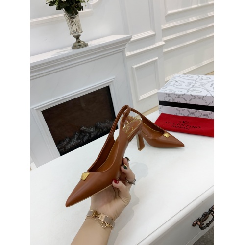 Replica Valentino High-Heeled Shoes For Women #884138 $82.00 USD for Wholesale
