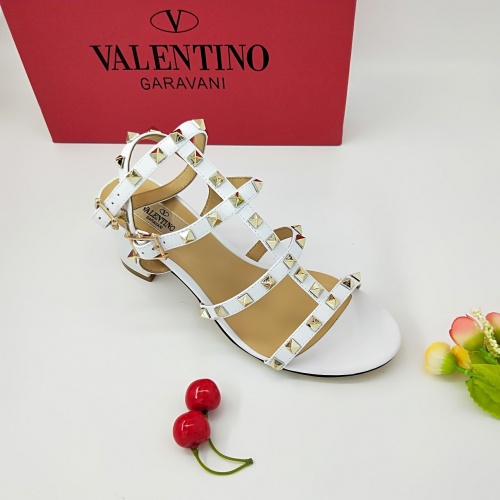Replica Valentino High-Heeled Shoes For Women #884143 $72.00 USD for Wholesale