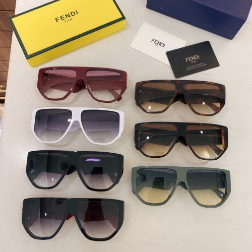 Replica Fendi AAA Quality Sunglasses #884269 $60.00 USD for Wholesale