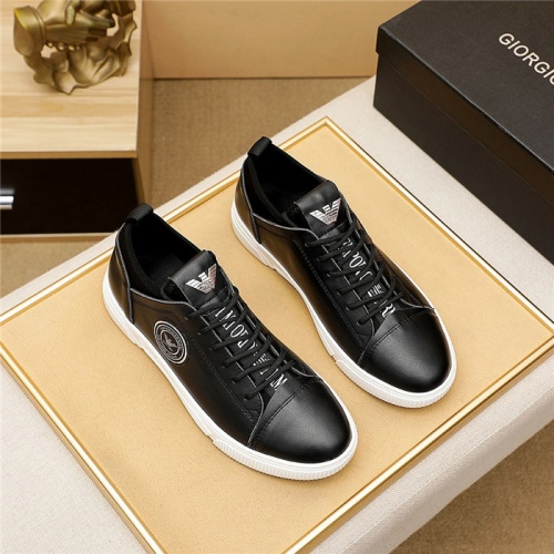 Armani Casual Shoes For Men #884343 $72.00 USD, Wholesale Replica Armani Casual Shoes