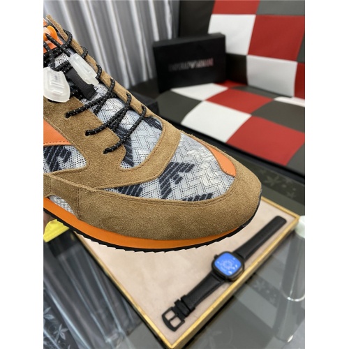 Replica Armani Casual Shoes For Men #884344 $80.00 USD for Wholesale