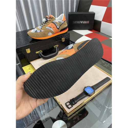 Replica Armani Casual Shoes For Men #884344 $80.00 USD for Wholesale