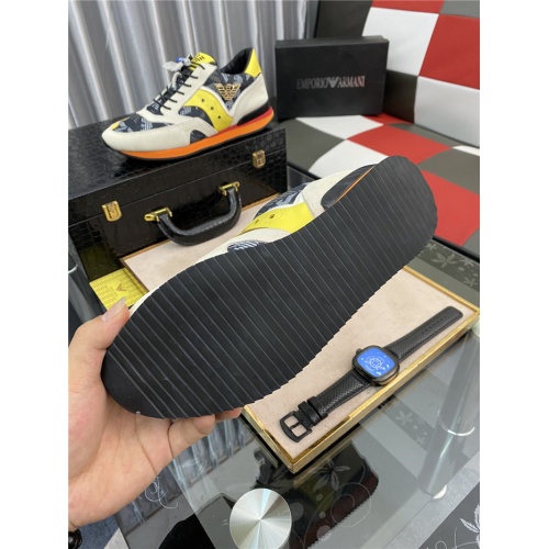 Replica Armani Casual Shoes For Men #884345 $80.00 USD for Wholesale