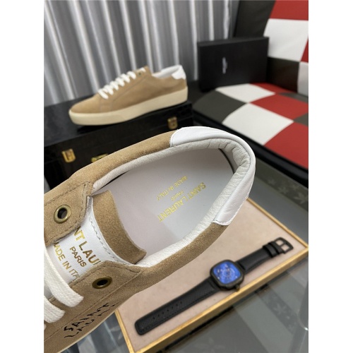 Replica Yves Saint Laurent Casual Shoes For Men #884353 $80.00 USD for Wholesale