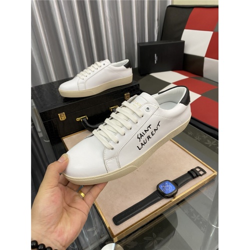 Replica Yves Saint Laurent Casual Shoes For Men #884366 $82.00 USD for Wholesale