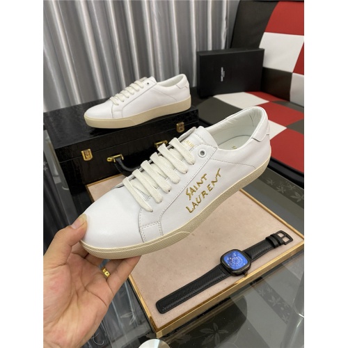 Replica Yves Saint Laurent Casual Shoes For Men #884367 $82.00 USD for Wholesale