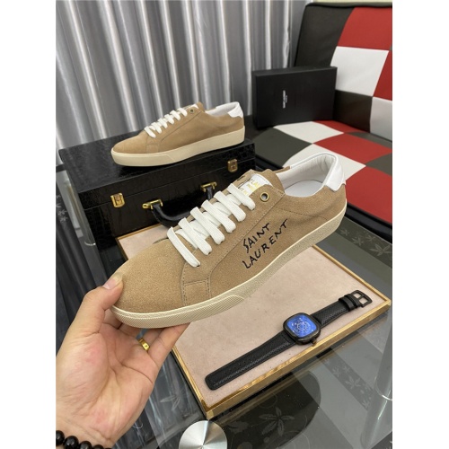 Replica Yves Saint Laurent Casual Shoes For Women #884369 $80.00 USD for Wholesale