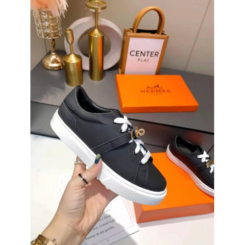 Replica Hermes Casual Shoes For Women #884567 $85.00 USD for Wholesale