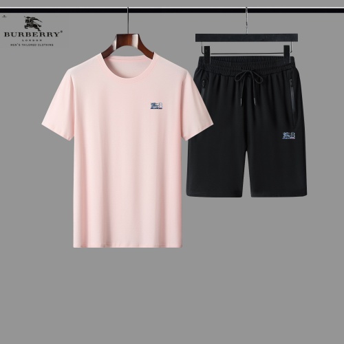Burberry Tracksuits Short Sleeved For Men #884604 $56.00 USD, Wholesale Replica Burberry Tracksuits