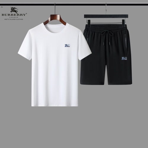 Burberry Tracksuits Short Sleeved For Men #884606 $56.00 USD, Wholesale Replica Burberry Tracksuits