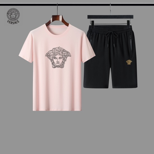 Versace Tracksuits Short Sleeved For Men #884621 $56.00 USD, Wholesale Replica Versace Tracksuits