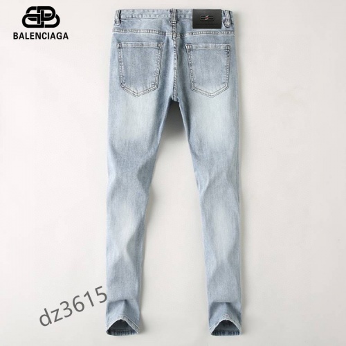 Replica Balenciaga Jeans For Men #884636 $48.00 USD for Wholesale