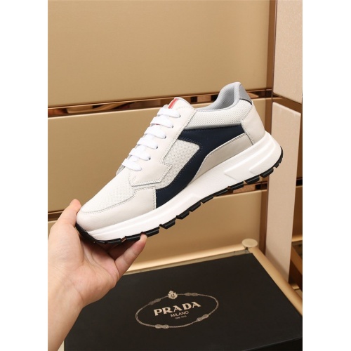 Replica Prada Casual Shoes For Men #884728 $88.00 USD for Wholesale