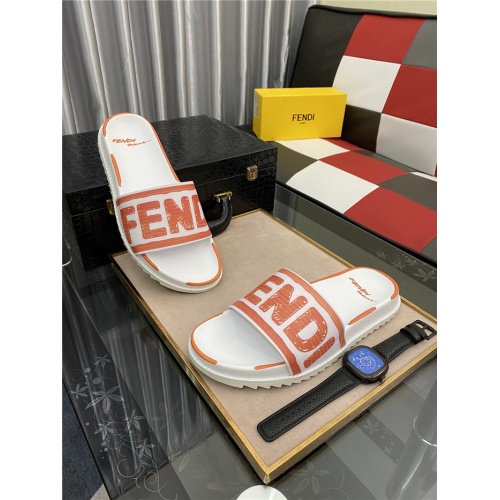 Replica Fendi Slippers For Men #885094 $48.00 USD for Wholesale