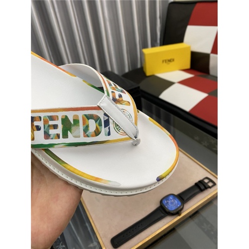Replica Fendi Slippers For Men #885100 $48.00 USD for Wholesale