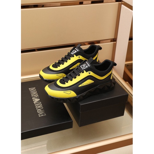 Armani Casual Shoes For Men #885107 $82.00 USD, Wholesale Replica Armani Casual Shoes