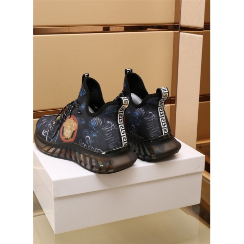 Replica Versace Casual Shoes For Men #885116 $80.00 USD for Wholesale