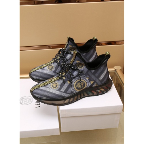 Replica Versace Casual Shoes For Men #885118 $80.00 USD for Wholesale