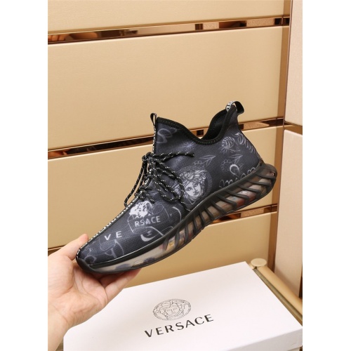 Replica Versace Casual Shoes For Men #885120 $80.00 USD for Wholesale