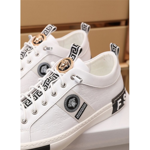 Replica Versace Casual Shoes For Men #885128 $82.00 USD for Wholesale
