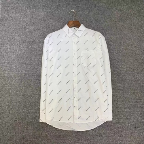 Balenciaga Shirts Long Sleeved For Men #885245 $45.00 USD, Wholesale Replica Balenciaga Shirts