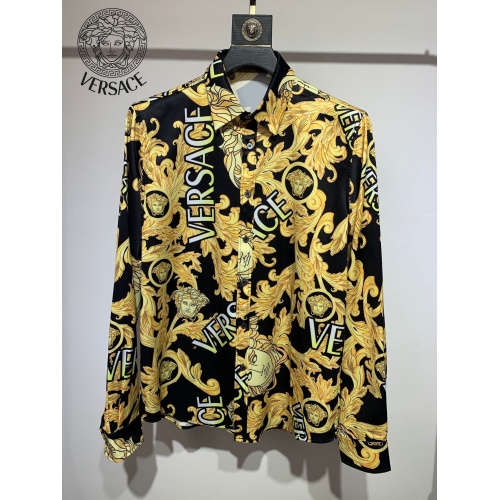 Versace Shirts Long Sleeved For Men #885264 $45.00 USD, Wholesale Replica Versace Shirts