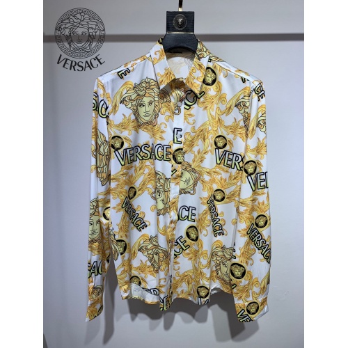 Versace Shirts Long Sleeved For Men #885266 $45.00 USD, Wholesale Replica Versace Shirts