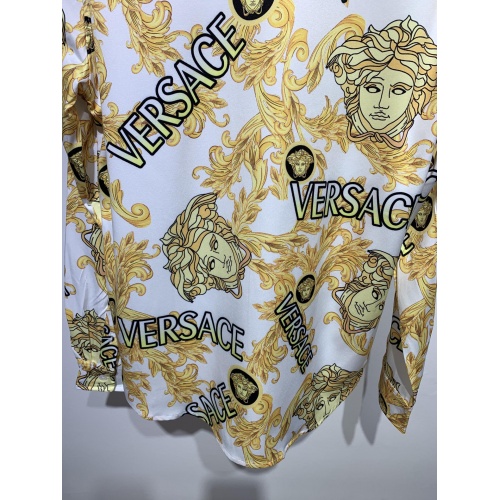 Replica Versace Shirts Long Sleeved For Men #885266 $45.00 USD for Wholesale