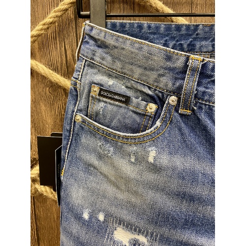 Replica Dolce & Gabbana D&G Jeans For Men #885351 $60.00 USD for Wholesale