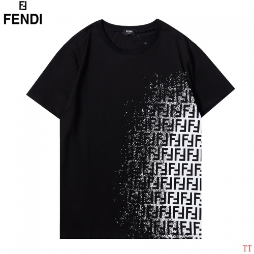 Fendi T-Shirts Short Sleeved For Men #885363 $27.00 USD, Wholesale Replica Fendi T-Shirts