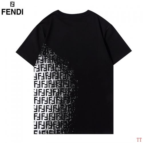 Replica Fendi T-Shirts Short Sleeved For Men #885363 $27.00 USD for Wholesale