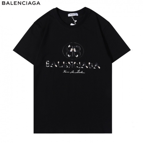Balenciaga T-Shirts Short Sleeved For Men #885382 $25.00 USD, Wholesale Replica Balenciaga T-Shirts