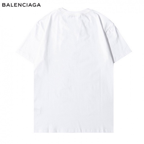 Replica Balenciaga T-Shirts Short Sleeved For Men #885383 $25.00 USD for Wholesale