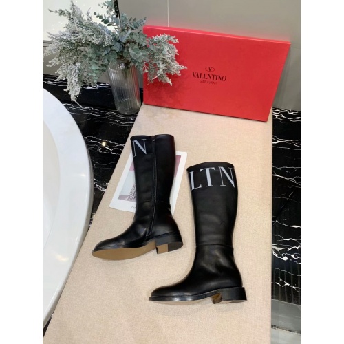 Replica Valentino Boots For Women #885403 $115.00 USD for Wholesale